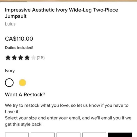 Lulus Ivory Wide-Leg Two-Piece Jumpsuit BNWT - Picture 6 of 6